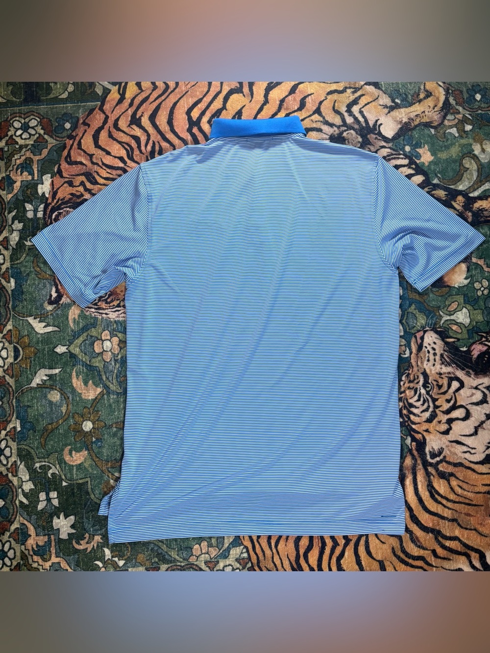 Peter Millar Summer Comfort Fishers Island Club Performance Golf Polo Shirt L - Picture 2 of 6